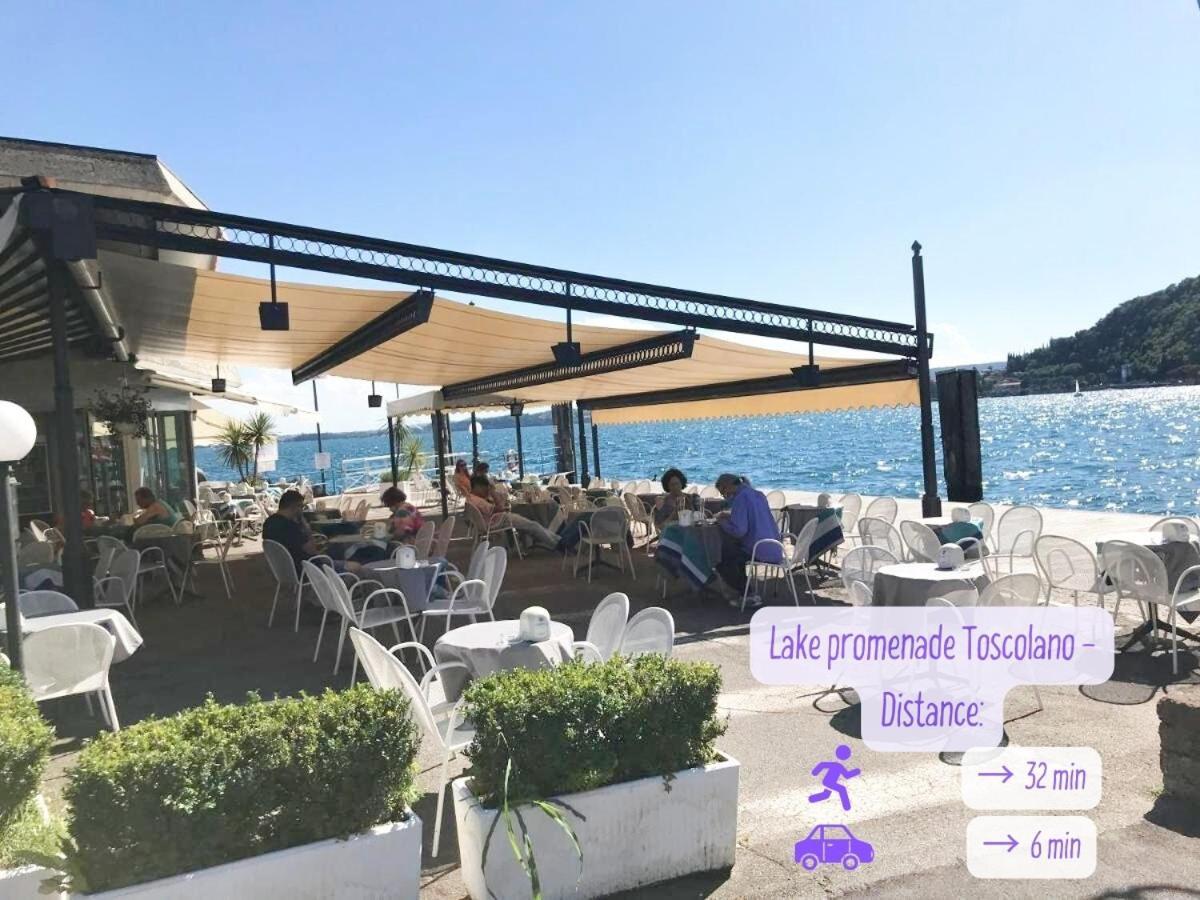 Seeblick Lockoff Apartment, Pool&Garten, Terrasse Toscolano-Maderno Exterior foto