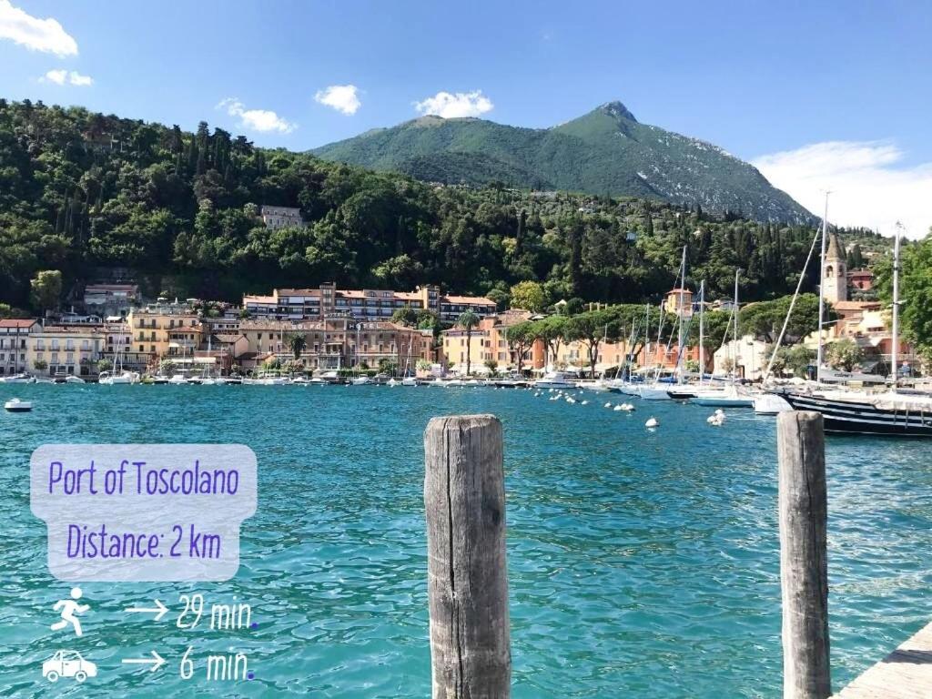 Seeblick Lockoff Apartment, Pool&Garten, Terrasse Toscolano-Maderno Exterior foto