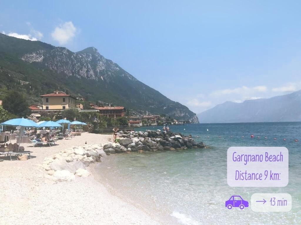 Seeblick Lockoff Apartment, Pool&Garten, Terrasse Toscolano-Maderno Exterior foto