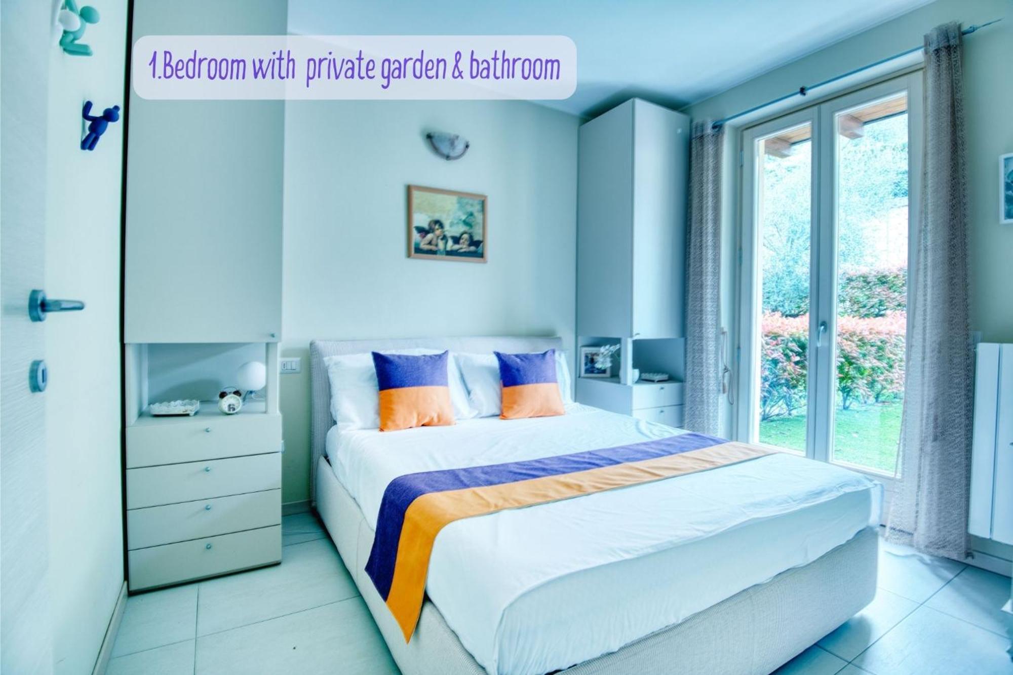Seeblick Lockoff Apartment, Pool&Garten, Terrasse Toscolano-Maderno Exterior foto